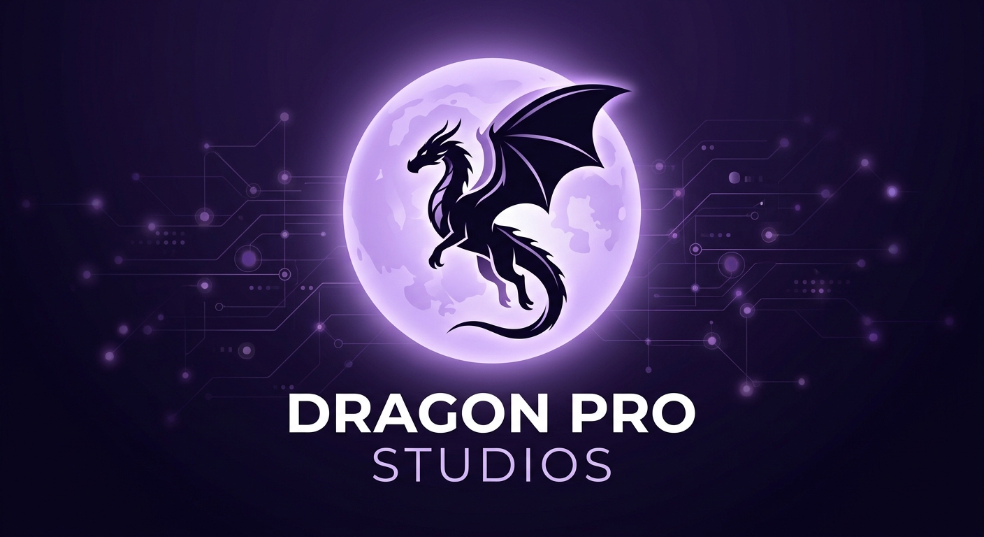 Dragon Pro Moon Logo